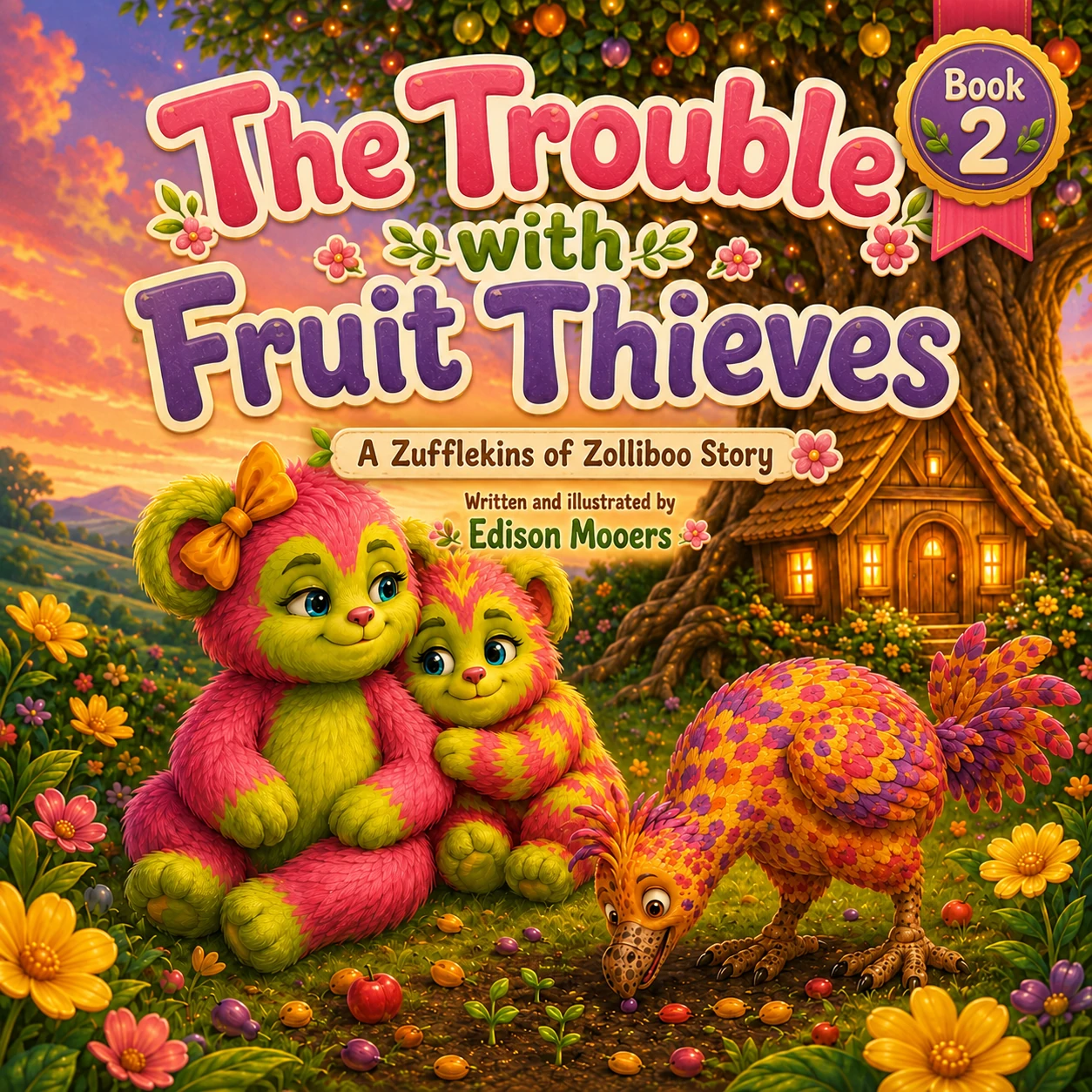 Draft cover of The Trouble with Fruit Thieves